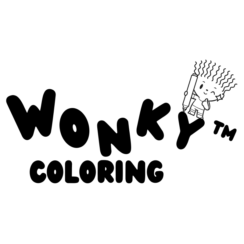 Wonky Coloring Logo