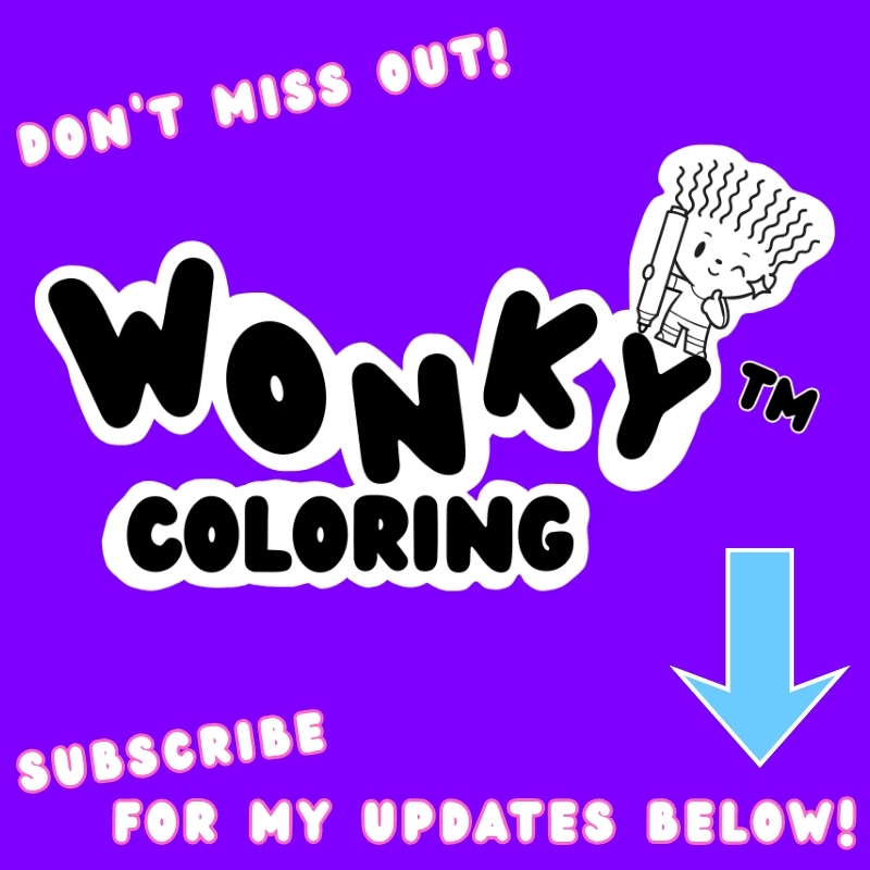 Wonky Coloring Relaxing Mindful Stress Free Coloring Books for Adults Teenagers Kids Easy and Bold perfect coloring book club DEBUT