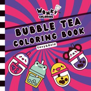 wonky bubble tea coloring book by wonky coloring cute kawaii book for mindful stress free times wonky bubble tea coloring book by wonky coloring cute kawaii book for mindful stress free times